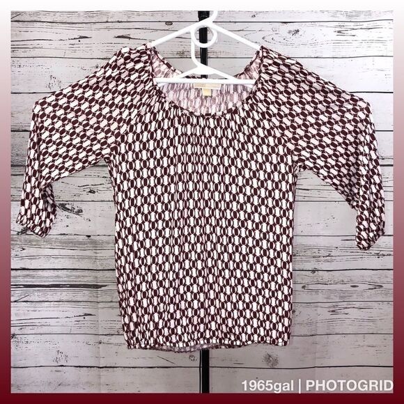 Michael Kors Small weaved design Blouse - Picture 1 of 8